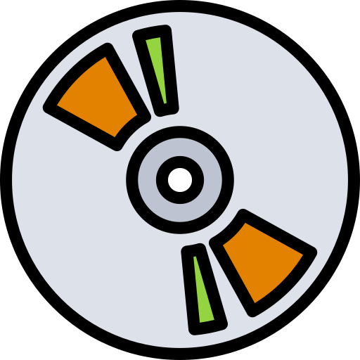 płyta cd mynamepong Lineal Color ikona