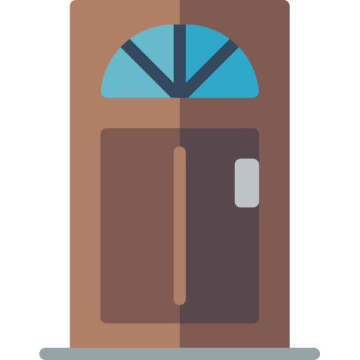 deur Basic Miscellany Flat icoon