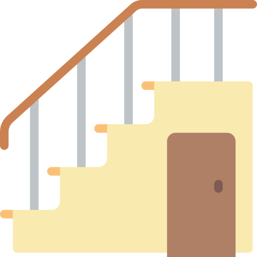 Escadas Basic Miscellany Flat Ícone