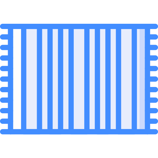 tapijt Basic Miscellany Blue icoon