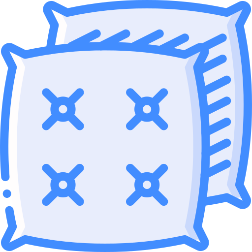 クッション Basic Miscellany Blue icon