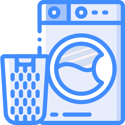 Washing machine Basic Miscellany Blue icon