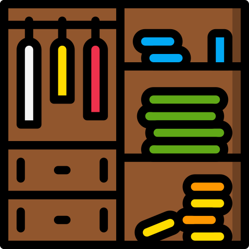 Wardrobe Basic Miscellany Lineal Color icon