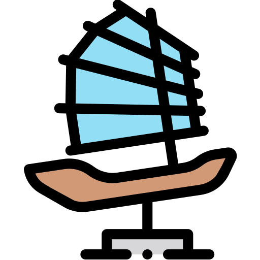 Ship Detailed Rounded Lineal color icon