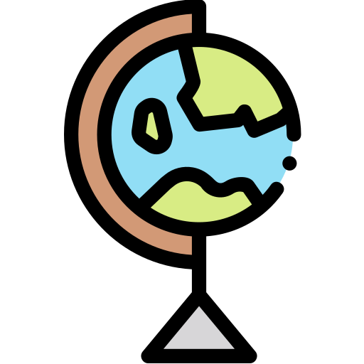 행성 Detailed Rounded Lineal color icon