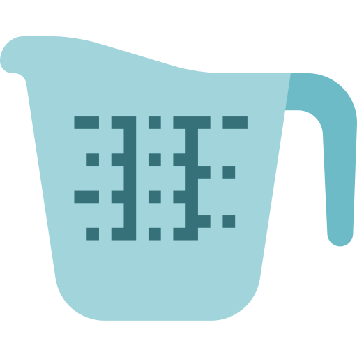 Cup measuring mynamepong Flat icon
