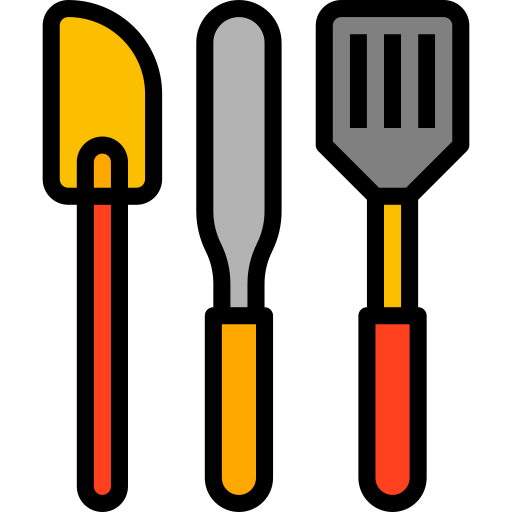 Spatula mynamepong Lineal Color icon