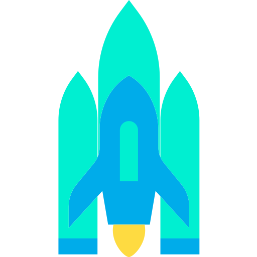 rakieta Kiranshastry Flat ikona