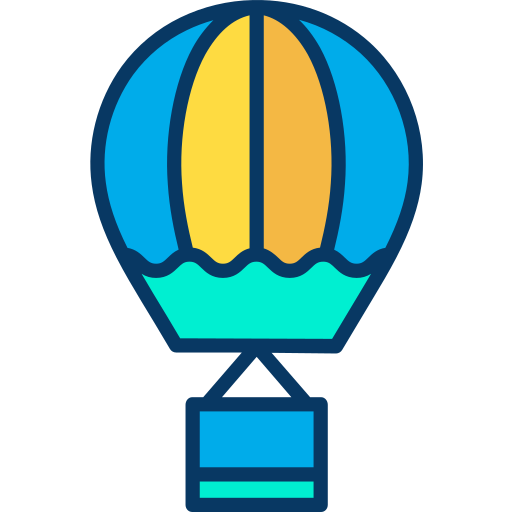 heißluftballon Kiranshastry Lineal Color icon