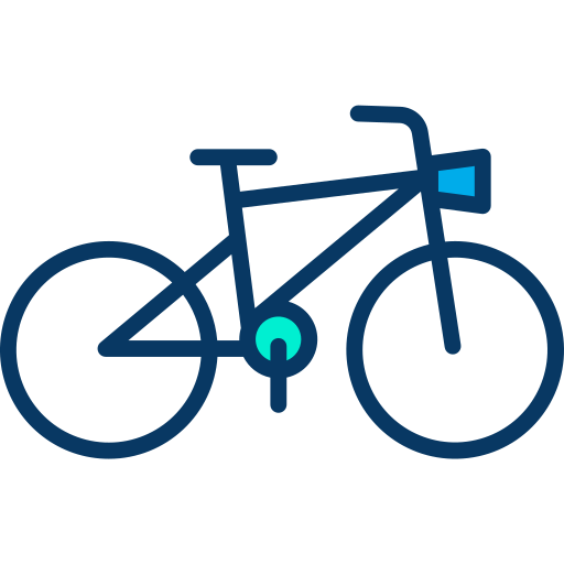 自転車 Kiranshastry Lineal Color icon