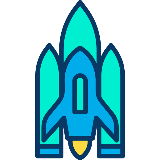 rakete Kiranshastry Lineal Color icon