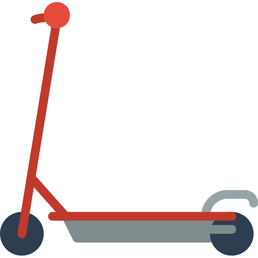 Scooter Basic Miscellany Flat icon