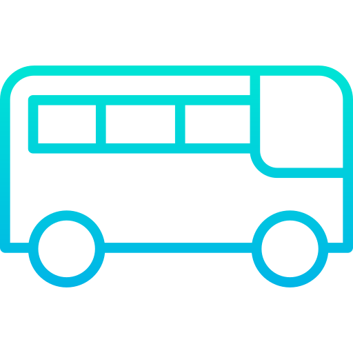 autobus Kiranshastry Gradient ikona