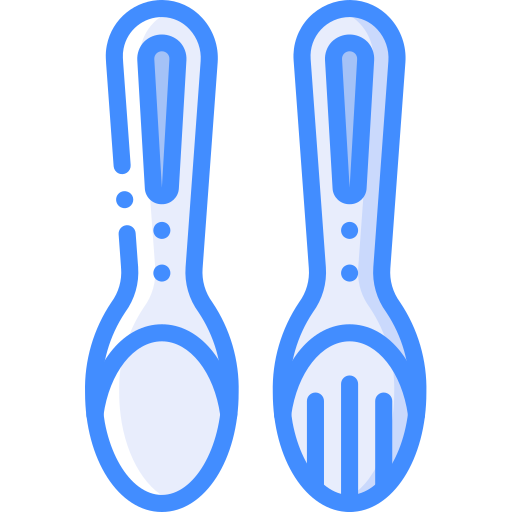 Cutlery Basic Miscellany Blue icon