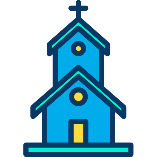 kerk Kiranshastry Lineal Color icoon
