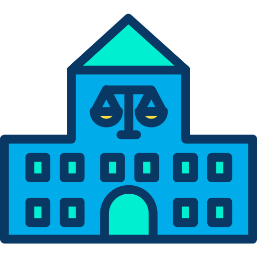 裁判所 Kiranshastry Lineal Color icon
