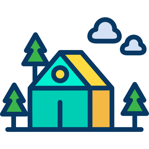 Лесной дом Kiranshastry Lineal Color иконка