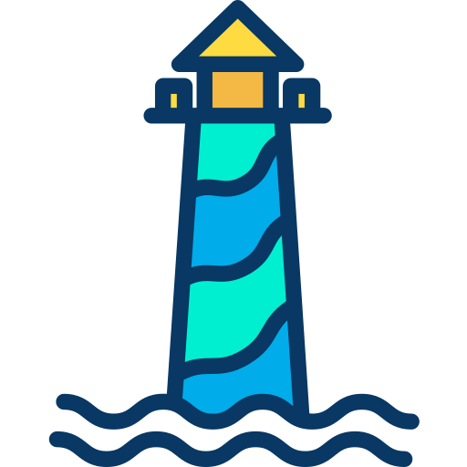Lighthouse Kiranshastry Lineal Color icon