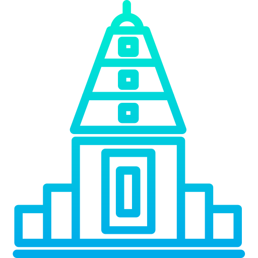 Świątynia Kiranshastry Gradient ikona