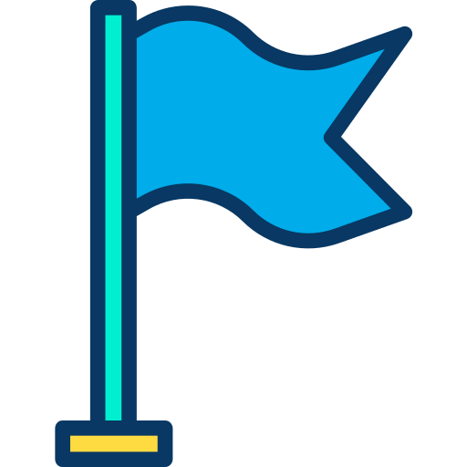 flaga Kiranshastry Lineal Color ikona
