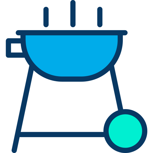 grill Kiranshastry Lineal Color ikona