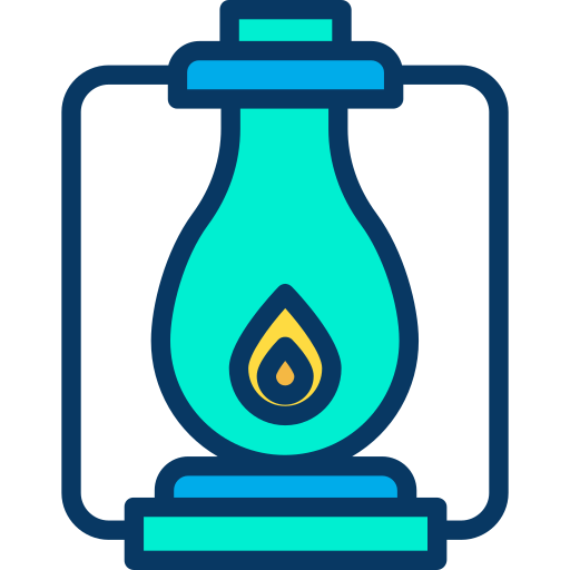 石油ランプ Kiranshastry Lineal Color icon