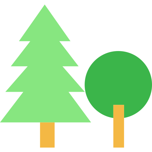 숲 Kiranshastry Flat icon