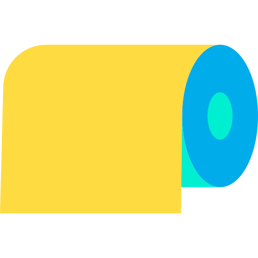 トイレットペーパー Kiranshastry Flat icon