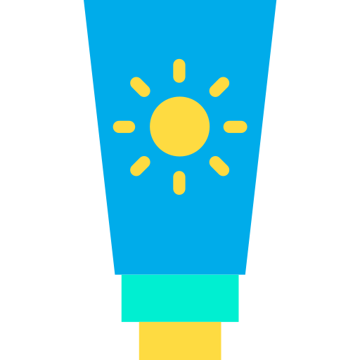 zonnebrandcrème Kiranshastry Flat icoon