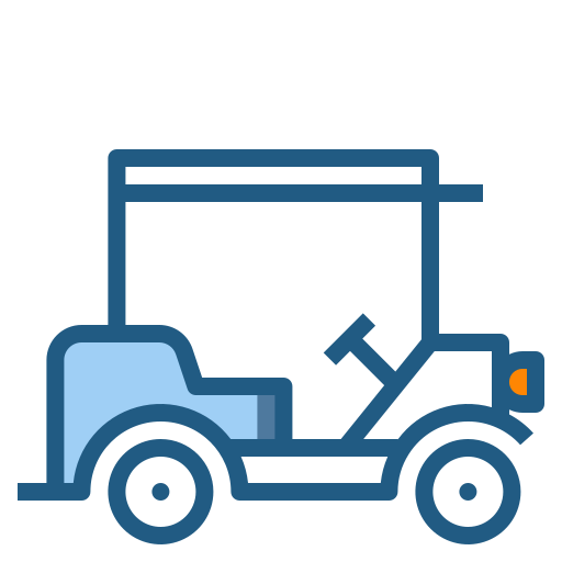 golf cart PMICON Blue icona