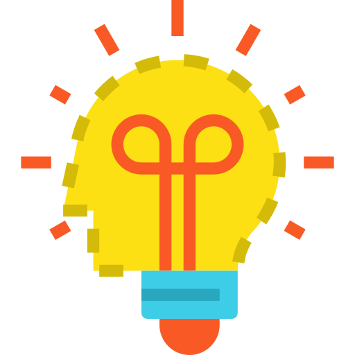 Light bulb PMICON Flat icon