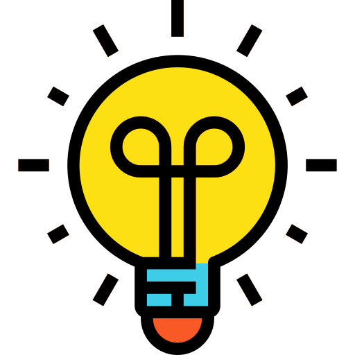 Lightbulb PMICON Lineal color icon
