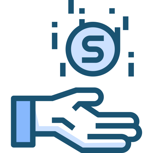 Hand PMICON Blue icon