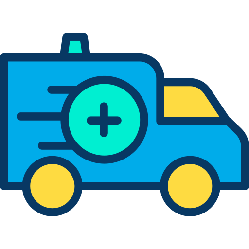 ambulans Kiranshastry Lineal Color ikona
