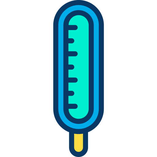 Thermometer Kiranshastry Lineal Color icon