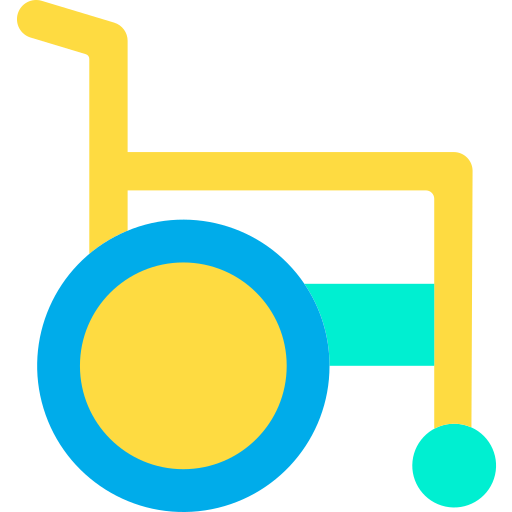 바퀴 달린 의자 Kiranshastry Flat icon