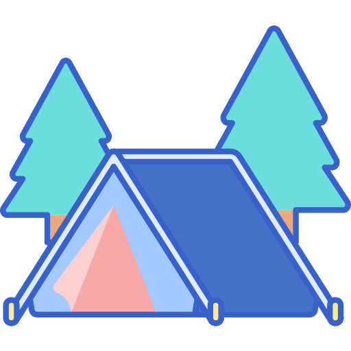 Camping Flaticons Lineal Color icon