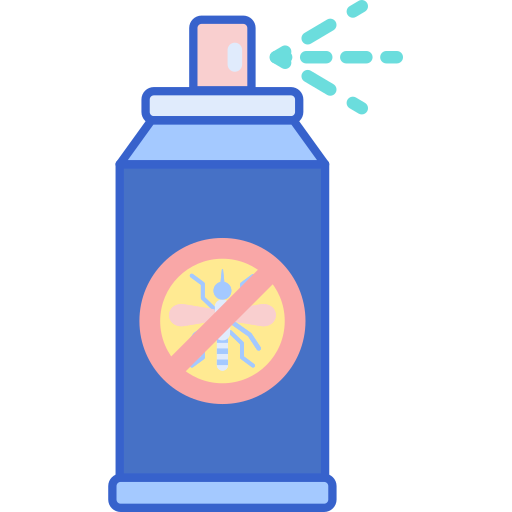 Insect repellent Flaticons Lineal Color icon