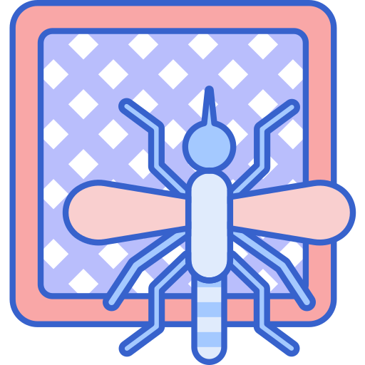 Комар Flaticons Lineal Color иконка