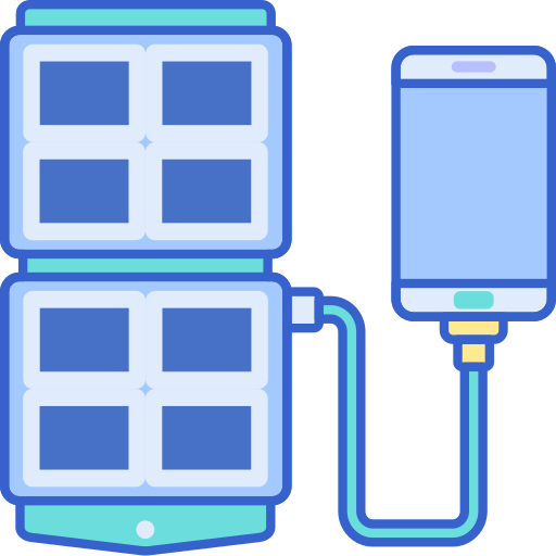 Solar panel Flaticons Lineal Color icon
