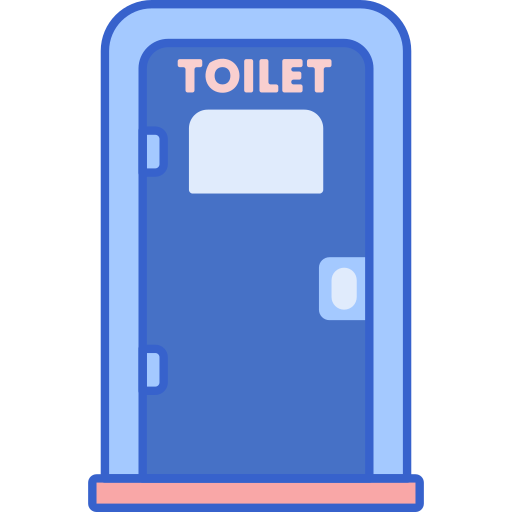 Портативный туалет Flaticons Lineal Color иконка