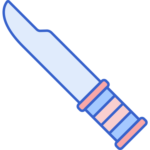 Нож Flaticons Lineal Color иконка