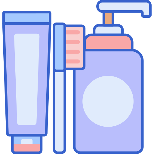 Artigos de higiene pessoal Flaticons Lineal Color Ícone