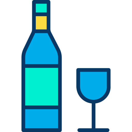 wijn Kiranshastry Lineal Color icoon