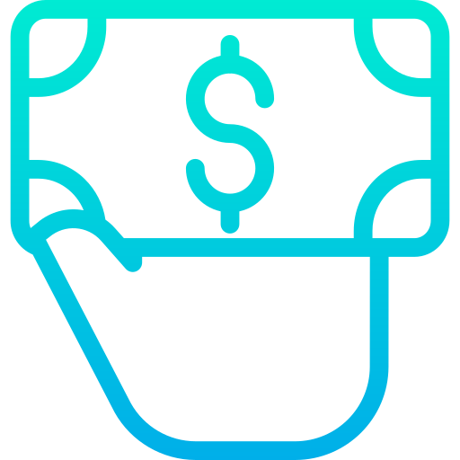 dolar Kiranshastry Gradient ikona