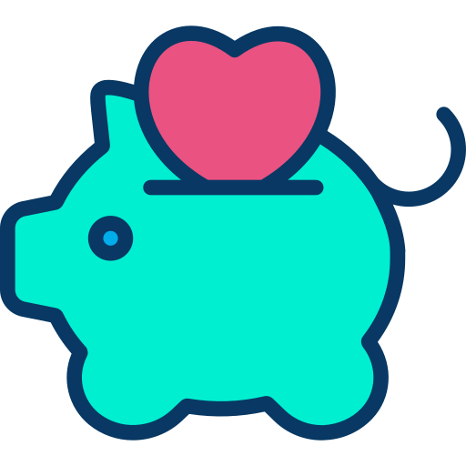 Piggy bank Kiranshastry Lineal Color icon