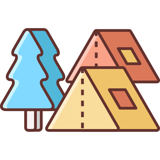 Camping Flaticons Lineal Color icon