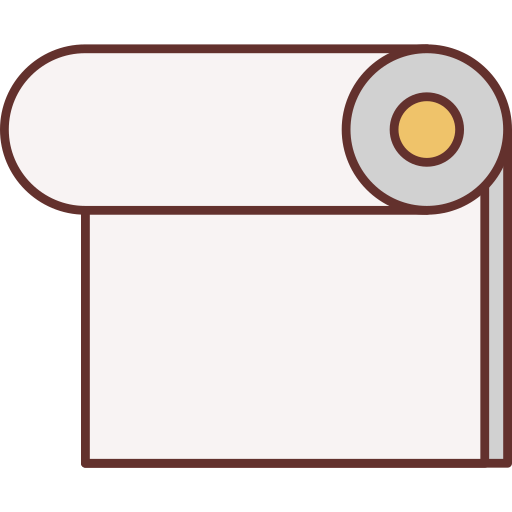 toiletpapier Flaticons Lineal Color icoon