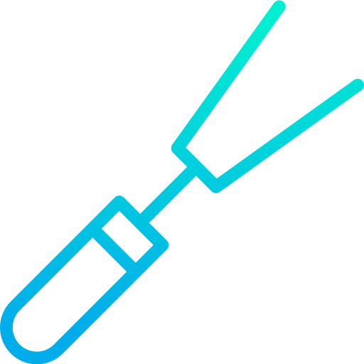 forchetta Kiranshastry Gradient icona