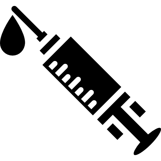 Syringe Vector Market Fill icon